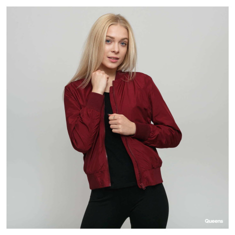 Bunda Urban Classics Ladies Light Bomber Jacket Wine