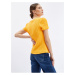 Tričká s krátkym rukávom pre ženy ORSAY - žltá