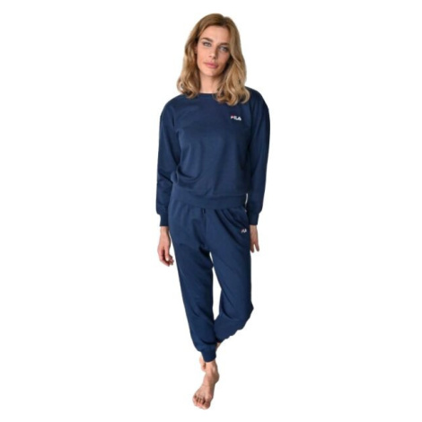 Fila FRENCH TERRY LS PYJAMAS W Dámske pyžamo, tmavo modrá, veľkosť