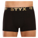 Pánske boxerky Styx / KTV športová guma čierne - čierna guma (GTC960)