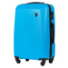 Tyrkysová sada štyroch cestovných kufrov 0125, Luggage 4 sets (L,M,S,XS) Wings, Denim blue