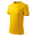 Malfini Heavy Unisex tričko 110 žltá