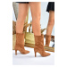 Fox Shoes Tan Women's Suede Boots