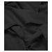 Čierny dámsky minimalistický kabát (747ART)