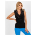 ČIERNY TOP BEZ RUKÁVOV NM-BZ-JX-08909.25-BLACK