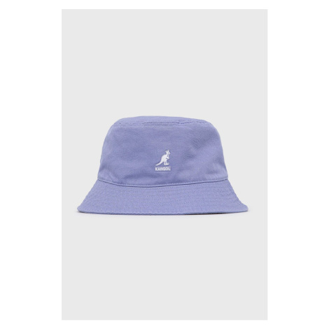 Bavlnený klobúk Kangol K4224HT.IL525-IL525, fialová farba, bavlnený