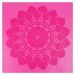 Gumová jóga podložka Sportago Indira 183x66x0,3cm - růžová - 4 mm