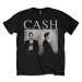 Johnny Cash tričko Mug Shot Čierna