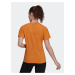 Tričká s krátkym rukávom pre ženy adidas Performance - oranžová