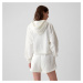 Mikina GAP Logo Fullzip Hoodie New Off White