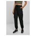 Women's Viscose Trousers Twill Cargo Black