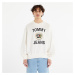 Mikina Tommy Jeans Boxy Luxe Crewneck Ancient White