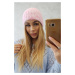 Women's cap Cina K259 light pink