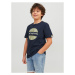 Jack&Jones Junior Tričko 12230796 Tmavomodrá Standard Fit