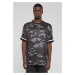 Men's T-shirt Oversized Mesh AOP - dark camouflage