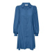 Karen by Simonsen Košeľové šaty FrostyKB 10104237 Modrá A-Line Fit