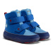 Zima 2023 Barefoot zimná obuv s membránou Affenzahn - Chamude Comfy Shark modrá
