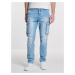 Big Star Man's Tapered Trousers Denim 190063 Denim-217