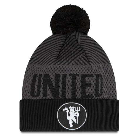 Manchester United zimná čiapka Engineered Cuff Grey New Era