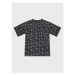Calvin Klein Jeans Tričko Monogram Grid IB0IB01476 Čierna Regular Fit