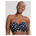 Dámske plavky Anya Riva Spot Bandeau Navy/Vanilla Top SW1453 - Panache