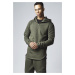 Pleated sleeves Terry Hoody olive