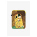 Žlto-hnedý obal na notebook Gustav Klimt The Kiss