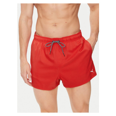 Puma Plavecké šortky 907658 Červená Regular Fit