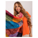 Women's long scarf with colorful patterns