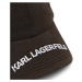 Šiltovka Karl Lagerfeld K/Essential Cap Washed Čierna