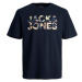 JACK & JONES Tričko 'JEFF'  svetlobéžová / námornícka modrá / šafránová / pastelovo zelená