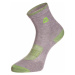 Alpine Pro Rapid 2 Detské ponožky KSCP010 andská zelená