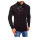 Čierny pánsky sveter s pekným golierom skl.47