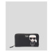 Peňaženka Karl Lagerfeld K/Ikonik Cont Zip Wallet