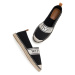 Dámske espadrilky s lemom a nápisom WITTCHEN 98-DP-802-1