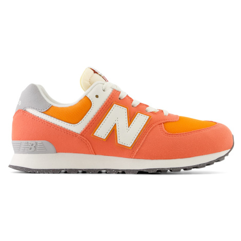 Detské topánky New Balance GC574RCB – oranžová