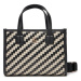 Tommy Hilfiger Kabelka Th City Small Tote Woven AW0AW16086 Čierna