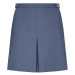 Tommy Hilfiger Sukňa - GOLD BUTTON SHORT SKIRT modrá