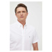Bavlnená košeľa Tommy Hilfiger pánska, biela farba, slim, s golierom button-down, MW0MW30911