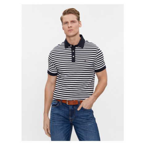 Tommy Hilfiger Polokošeľa 1985 MW0MW17771 Tmavomodrá Slim Fit