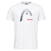 Dětské tričko Head Club Carl T-Shirt Junior White 140 cm