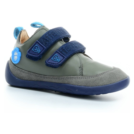 topánky Affenzahn Sneaker Leather Buddy Bear Grey/Blue 31 EUR