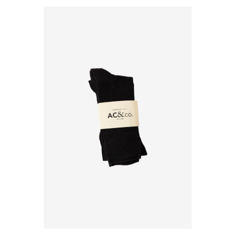 AC&Co / Altınyıldız Classics Men's Black Cotton 5-pack Socket Socks