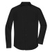 James & Nicholson Pánska košeľa s dlhým rukávom JN678 - Čierna