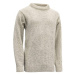 Devold NANSEN WOOL SWEATER Pánsky sveter, béžová, veľkosť