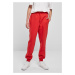 Basic sweatpants in huge red