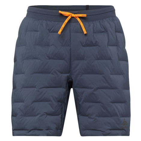 ODLO Outdoorové nohavice 'ZEROWEIGHT INSULATOR'  tmavomodrá / oranžová