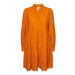 YAS Každodenné šaty 26027162 Oranžová Regular Fit
