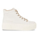 Calvin Klein Jeans Sneakersy Bold Vulc Flatf Mid Laceup Wn YW0YW01230 Béžová