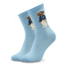 Polo Ralph Lauren Vysoké dámske ponožky 455908174001 Modrá